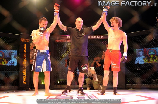 2013-05-04 Milano in the cage 2013 - Mixed Martial Arts 1074 Marco Sigismondi-Pawel Szymansky